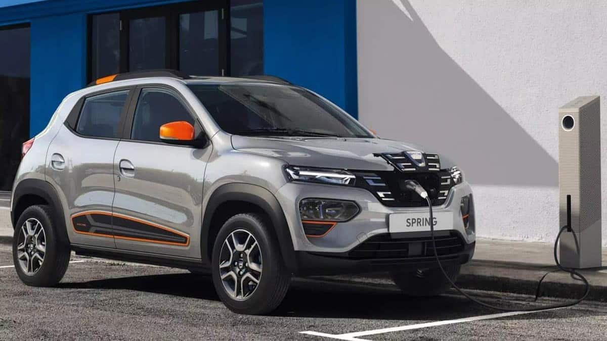 Dacia Spring en cours de recharge 2026